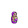 Purple Matroyoshka Doll