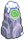 Green Rune Rock