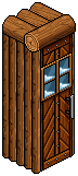 Log Cabin Door