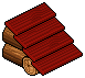 Log Cabin Roof Corner