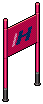 Red Ski Banner