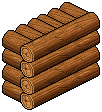 Log Cabin Window