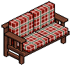 Checkered Sofa